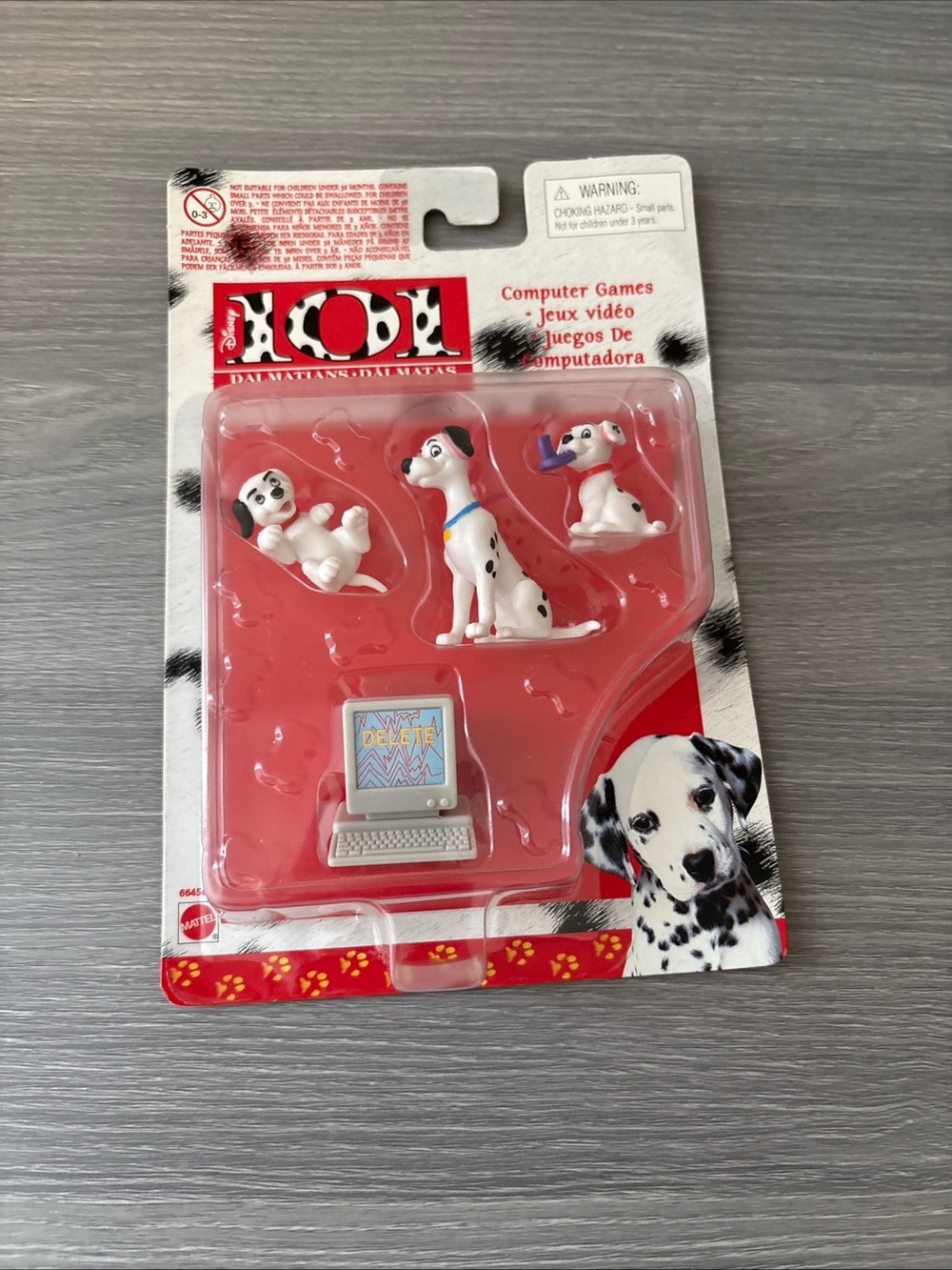 101 Dalmatians Mini Figure Set - White Dalmatian Puppy Toys